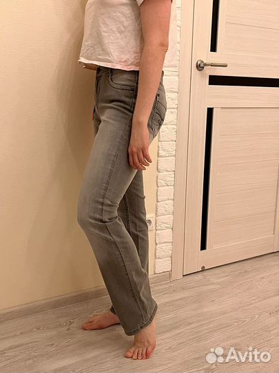 Джинсы женские серые apriori