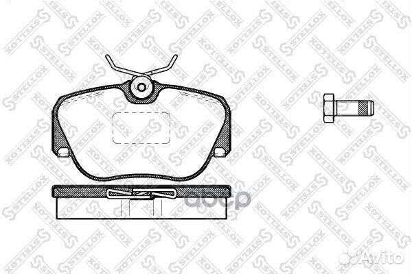 156 000-SX 145 00FDB303 колодки дисковые п M