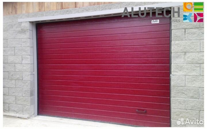 Секционные ворота alutech