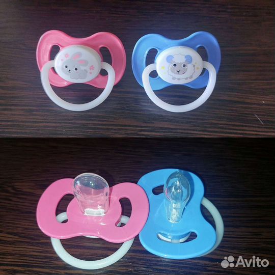 Соски пустышки разные