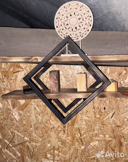 Полки в стиле лофт