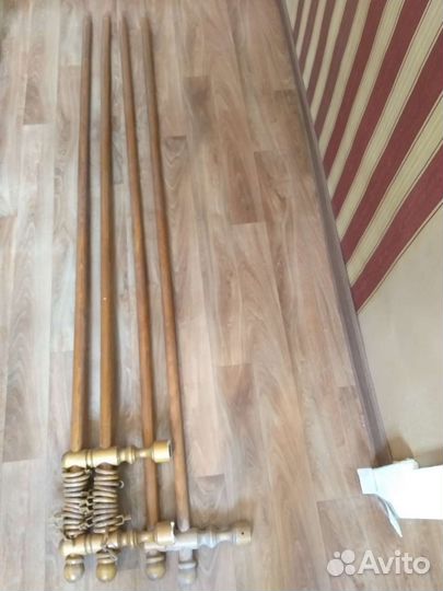 Гардины карнизы из натурального дерева