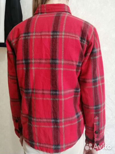 Рубашка утепленная на девочку 8-10лет