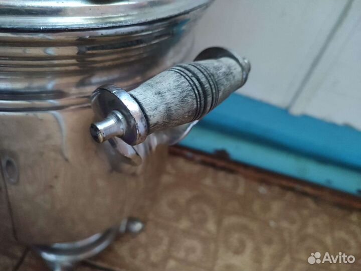 Самовар Тула 1948 год СССР с подносом