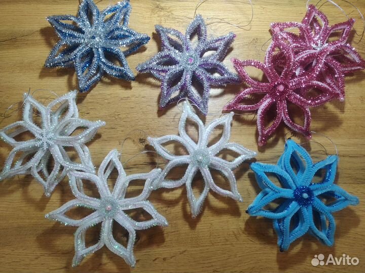 Снежинка для декора