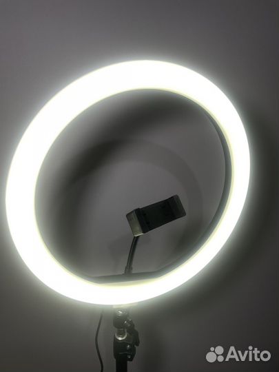 Кольцевая лампа 33см сштативом 210см