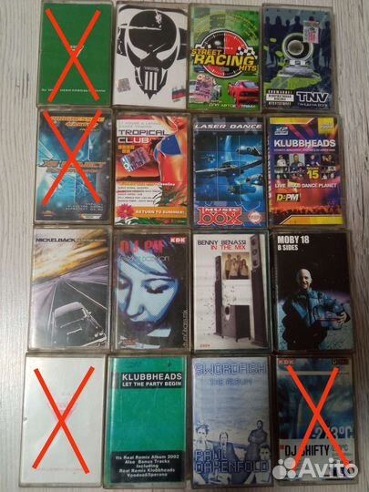 Аудиокассеты с танцевальной музыкой