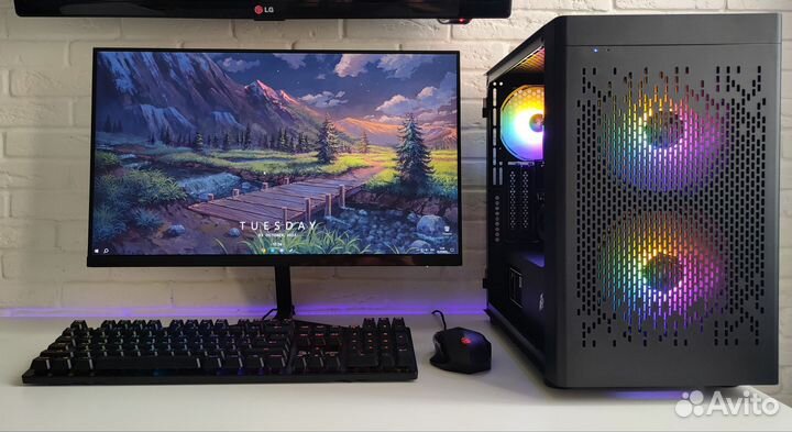 Игровой пк i7/gtx1660super/ssd m2 512гб/16гб ddr4