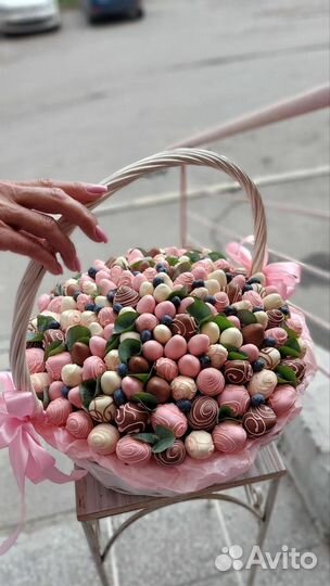 Букет из клубники в шоколаде