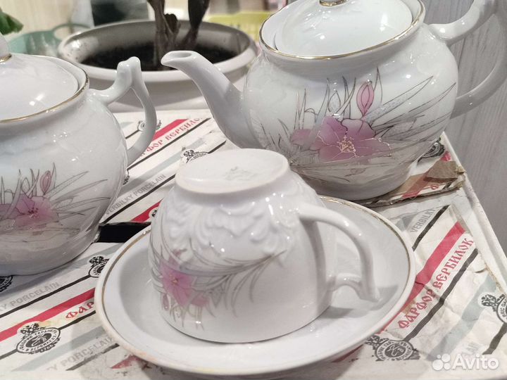 Чайный сервиз вербилки СССР