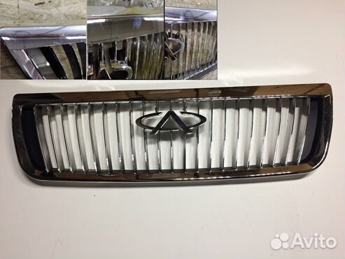 Решетка радиатора Chery Amulet хром (с дефектом)