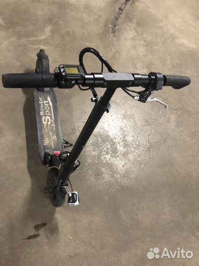 Самокат взрослый 2-х колёсный потёртый