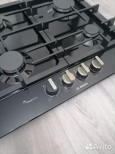 Газовая варочная панель Bosch новая черный