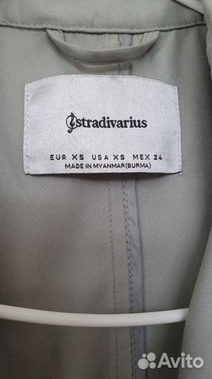 Плащ тренч женский 42 Stradivarius