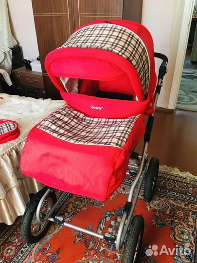 Коляска 2 в 1Geoby(матрасик в коляску подарок)