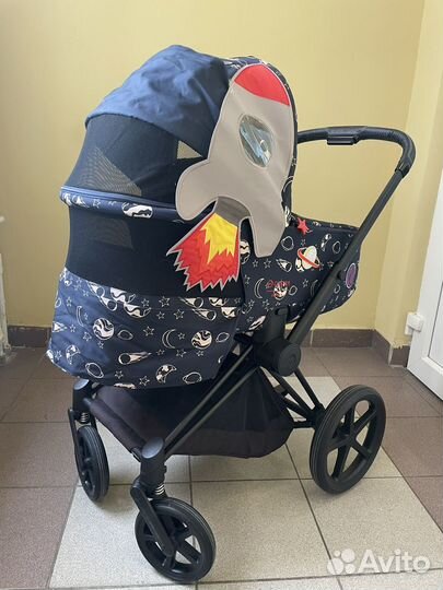 Коляска 2 в 1 Cybex Priam 3, Space rocket