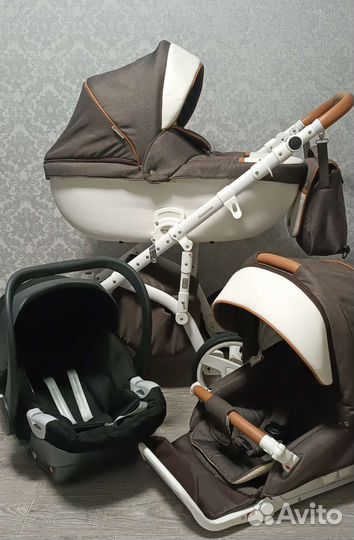 Коляска 3 в 1 Адамекс