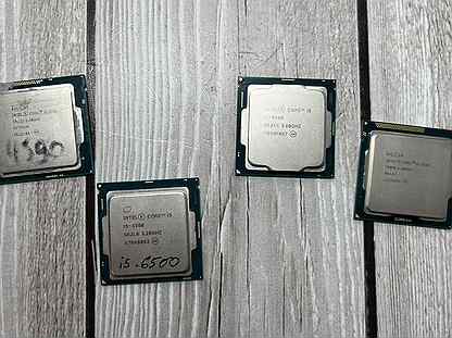 Процессоры Intel i7-4770/i5-8500/i5-4590/i5-3550