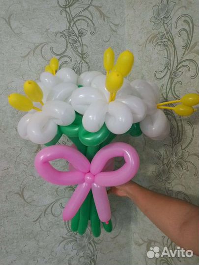 Цветы из воздушных шаров