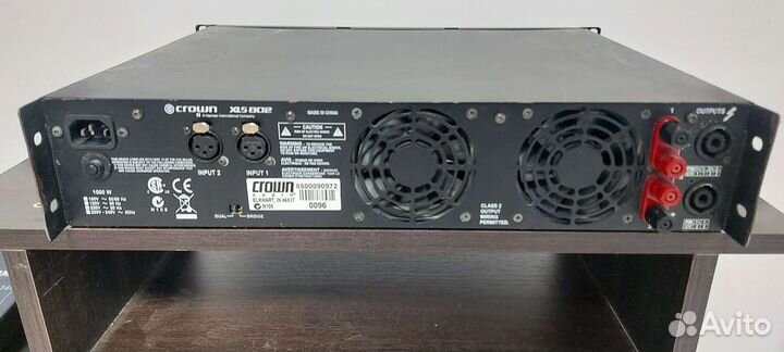 Концертный усилитель crown XLS 802