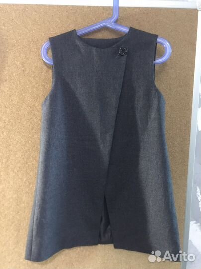 Школьная жилетка для девочки удлинённая