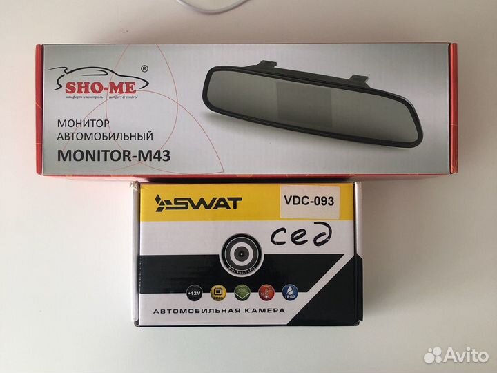 Камера и зеркало заднего вида