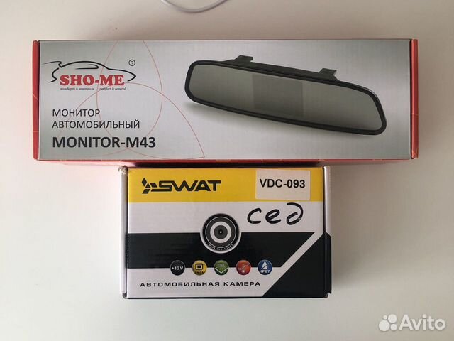 Камера и зеркало заднего вида