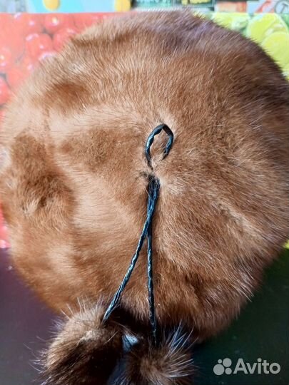 Берет женский меховой