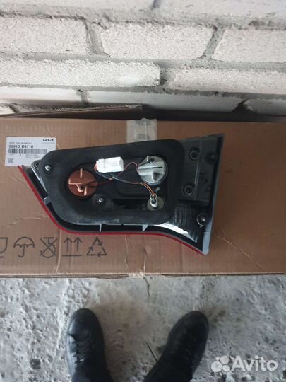 Фонарь задний левый внутренний Kia Rio III Рест