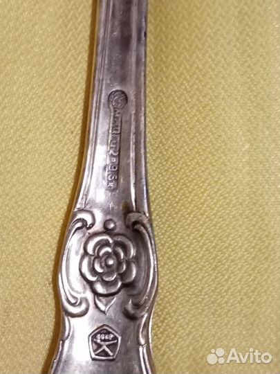 Набор столовых ложек из 10 пред.мельхиор, СССР