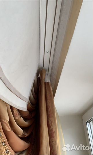Шторы с ламбрикеном бу