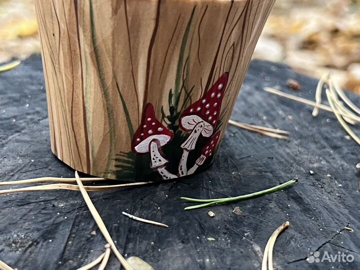 Резная фигура Баба Яга