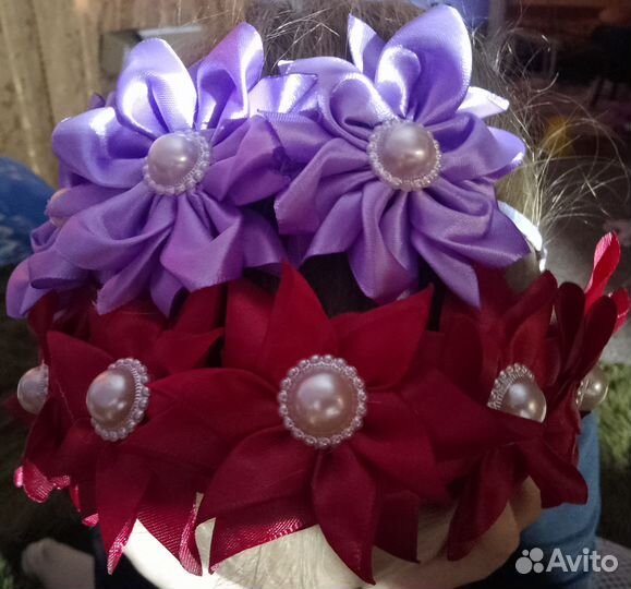 Ободок для волос ручной работы