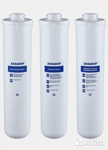 Сменные фильтры аквафор K5,K2,K7