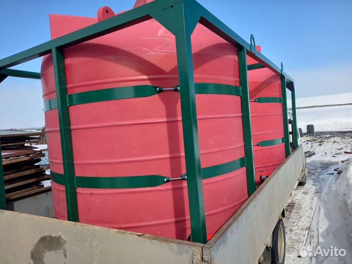 Емкость пластиковая в каркасе. кас, жку