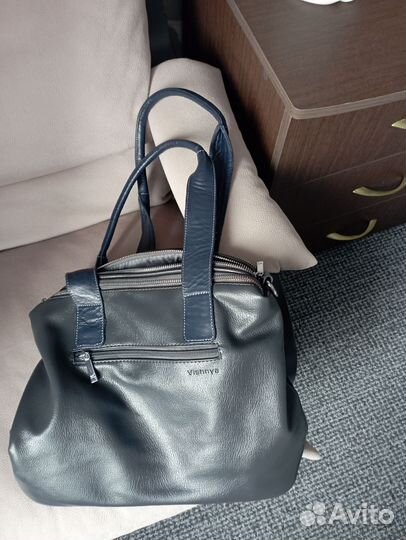 Сумка женская натуральная кожа большая