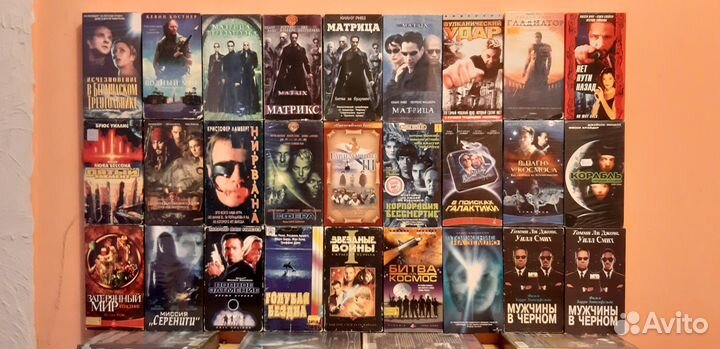 Видеокассеты: боевики катастрофы мелодрамы комедии