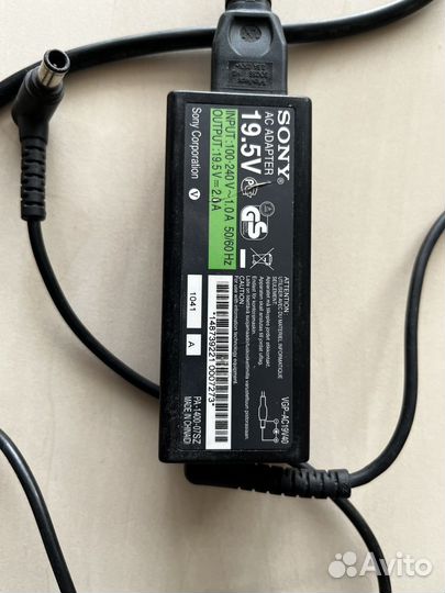 Зарядное устройства для ноутбуков Sony Vaio