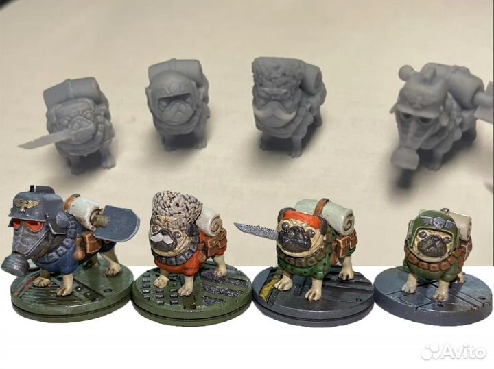 Мопсы ветераны. Warhammer 40000