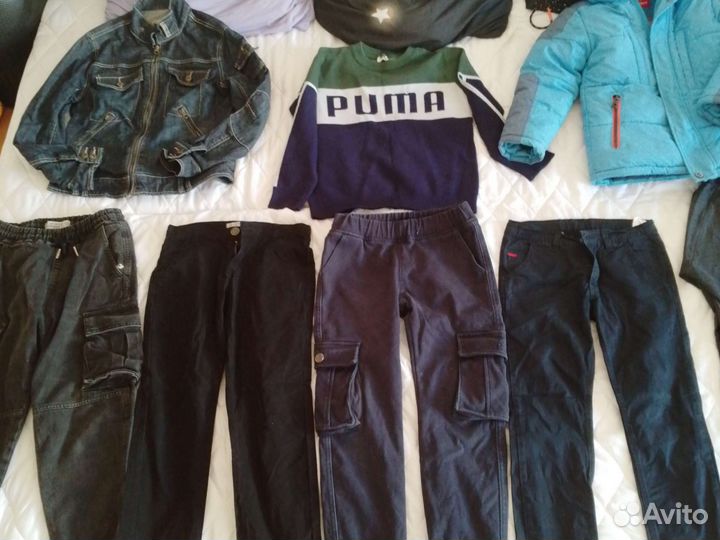 Вещи пакетом на мальчика 140 146