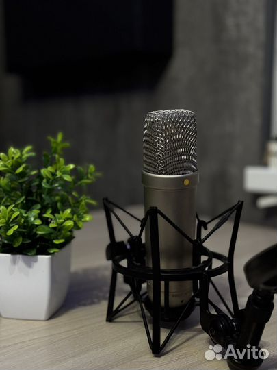 Студийный микрофон и звуковая карта
