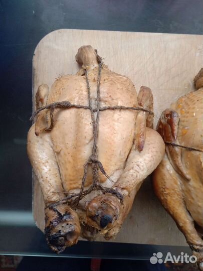 Домашнее мясо бройлеров, копченые, тушенка