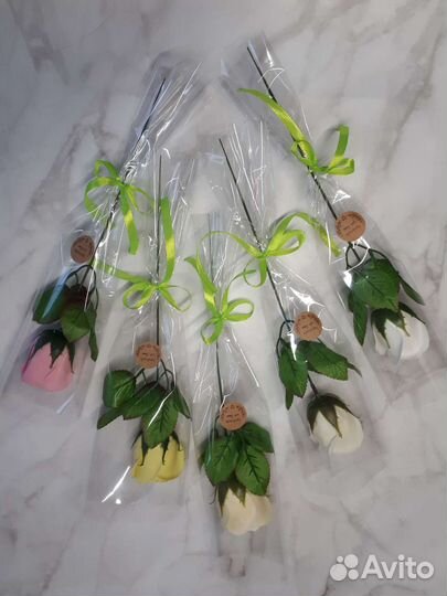 Мыльная роза букет