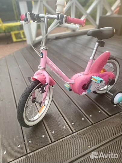 Детский велосипед btwin 14 unicorn