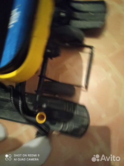 Детский снегокат со спинкой