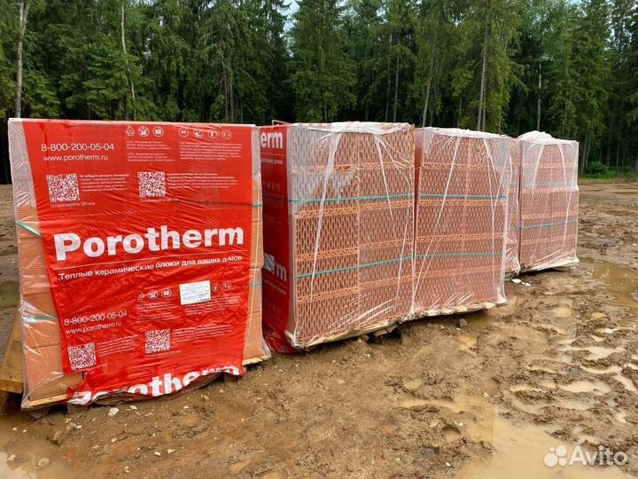 Керамические Блоки Porotherm 38 Thermo