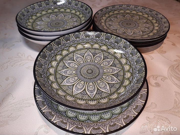 Набор тарелок Мирсоле 21 см + 21,7 см