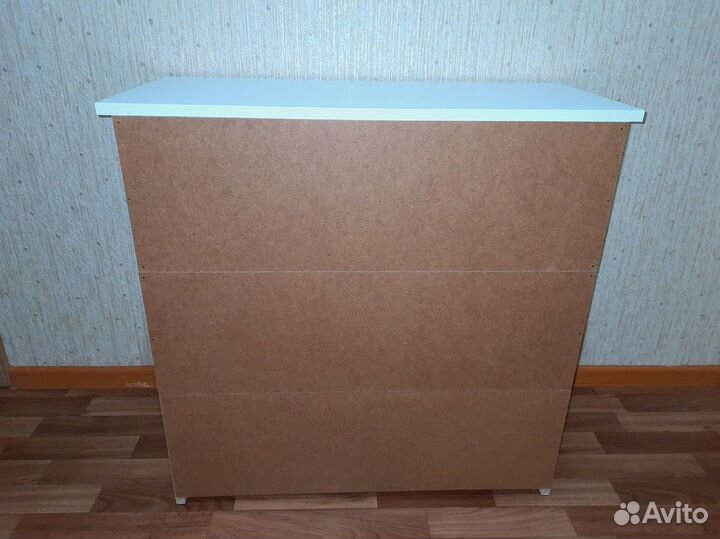 Новый Комод Olmeko Locker Белый 75x73x33см 4-Ящика