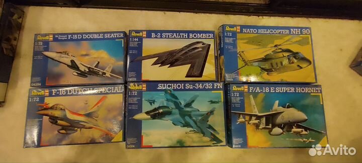 Сборная модель самолетов и вертолетов от Ревел