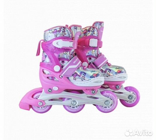 Роликовые коньки детские раздвижные ролики